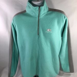 Austin Texas Salt Creek Partial Zip Fleece Long Sleeve Pullover Sweatshirt Large